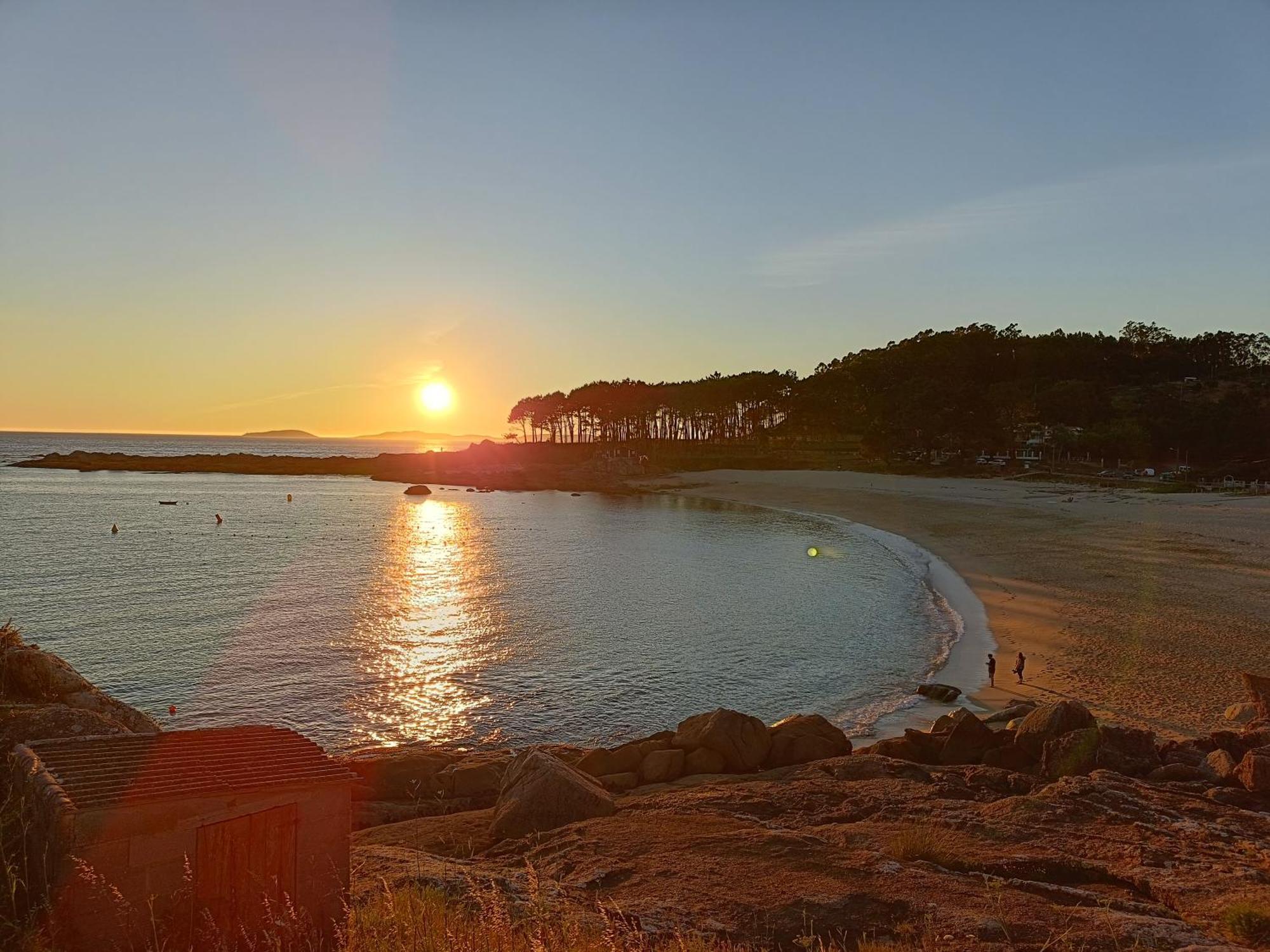 Apartamento piso vacacional en la playa de Rodeira Cangas do Morrazo Exterior foto